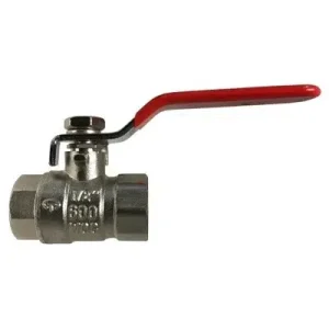 Nickel Plated Ball Valve 1/4" Thread to 6mm